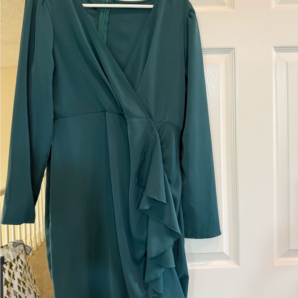 Elegant Teal Dress